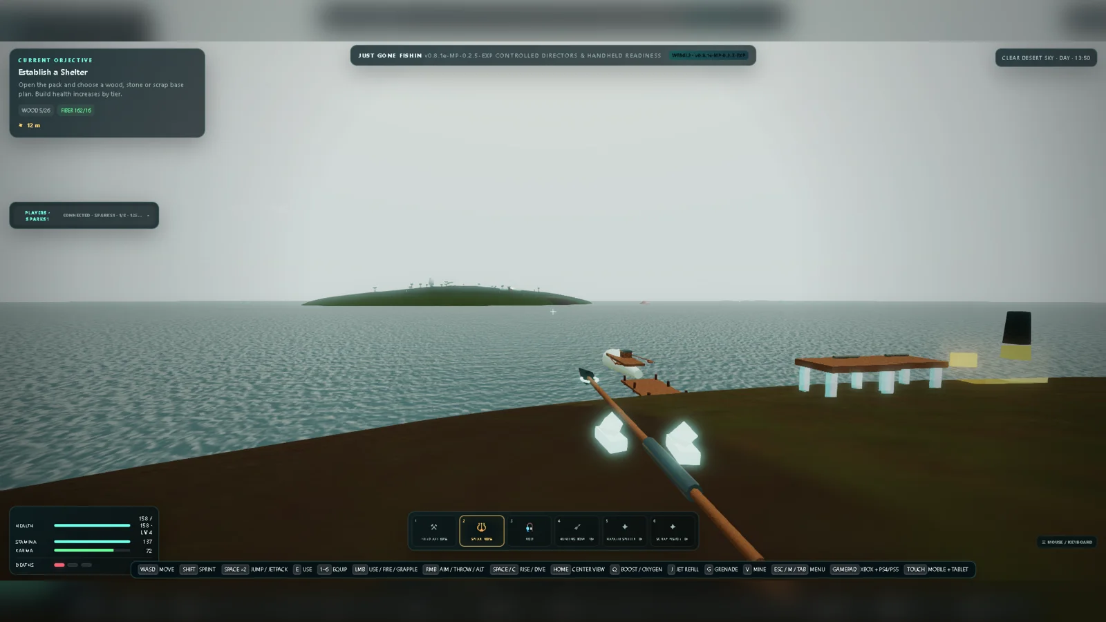 Just Gone Fishin 3D Multiplayer early-access gameplay screenshot