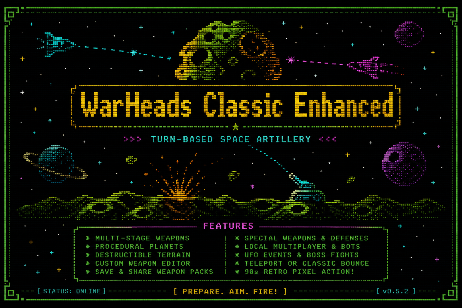 WarHeads Classic Enhanced announcement artwork
